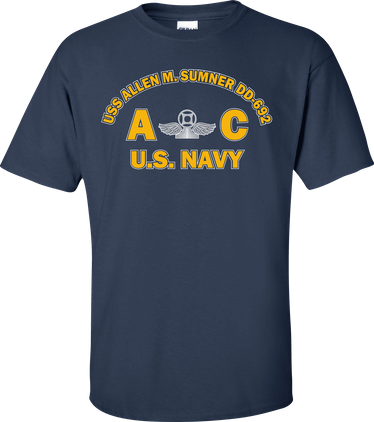 USS ALLEN M. SUMNER DD-692 Rate AC Air Traffic Controller T-Shirt