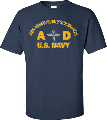 USS ALLEN M. SUMNER DD-692 Rate AD Aviation Machinist Mate T-Shirt