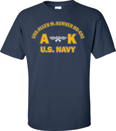 USS ALLEN M. SUMNER DD-692 Rate AK Aviation Storekeeper T-Shirt