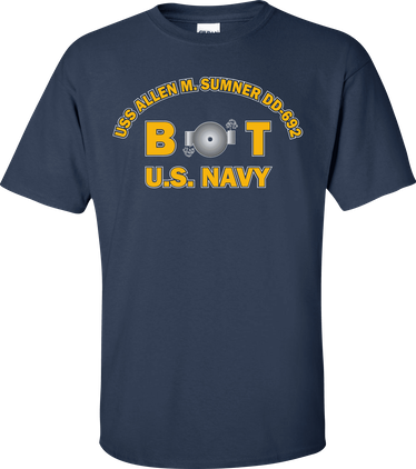 USS ALLEN M. SUMNER DD-692 Rate BT Boiler Technician T-Shirt