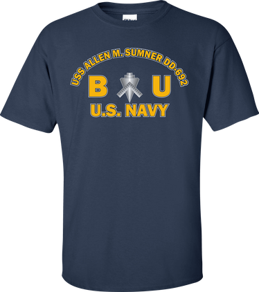 USS ALLEN M. SUMNER DD-692 Rate BU Builder T-Shirt