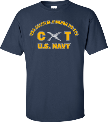 USS ALLEN M. SUMNER DD-692 Rate CT Cryptologic Technician T-Shirt