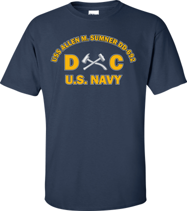 USS ALLEN M. SUMNER DD-692 Rate DC Damage Controlman T-Shirt