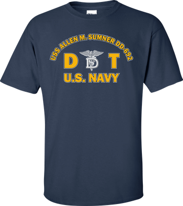 USS ALLEN M. SUMNER DD-692 Rate DT Dental Technician T-Shirt