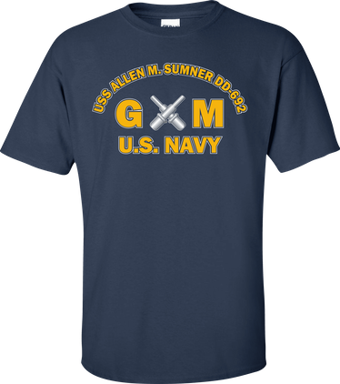 USS ALLEN M. SUMNER DD-692 Rate GM Gunners Mate T-Shirt