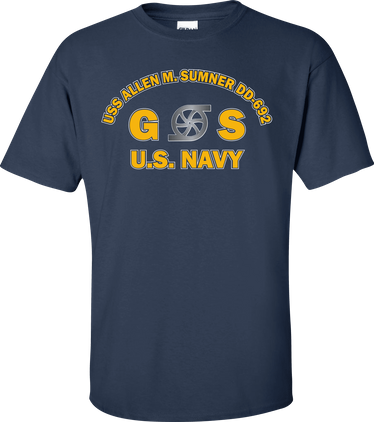 USS ALLEN M. SUMNER DD-692 Rate GS Gas Turbine System Technician T-Shirt