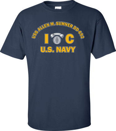 USS ALLEN M. SUMNER DD-692 Rate IC Interior Communications Electrician T-Shirt