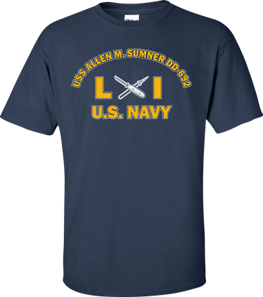 USS ALLEN M. SUMNER DD-692 Rate LI Lithographer T-Shirt