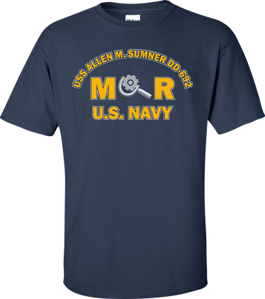USS ALLEN M. SUMNER DD-692 Rate MR Machinery Repairman T-Shirt