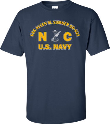 USS ALLEN M. SUMNER DD-692 Rate NC Counselor T-Shirt