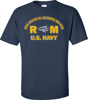 USS ALLEN M. SUMNER DD-692 Rate RM Radioman T-Shirt