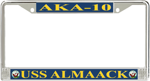 USS Almaack AKA-10 License Plate Frame