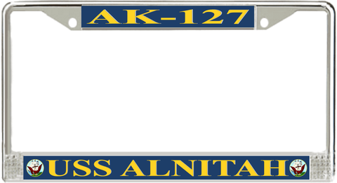 USS Alnitah AK-127 License Plate Frame