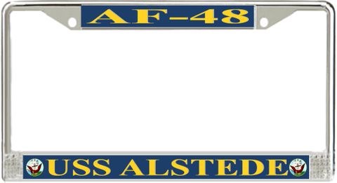 USS Alstede AF-48 License Plate Frame