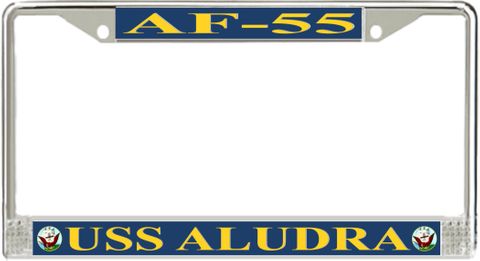 USS Aludra AF-55 License Plate Frame