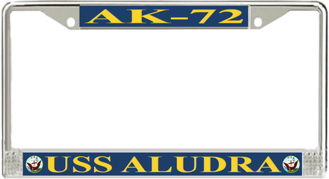 USS Aludra AK-72 License Plate Frame