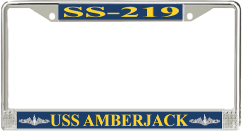 USS Amberjack SS-219 License Plate Frame