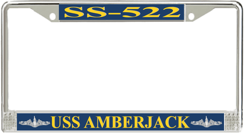 USS Amberjack SS-522 License Plate Frame
