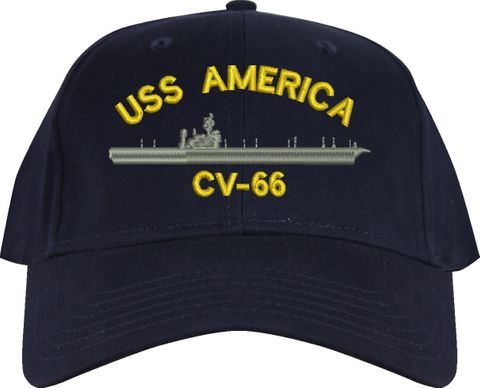 USS America CV-66 Imported Cap