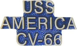 USS America CV-66 Lapel Pin