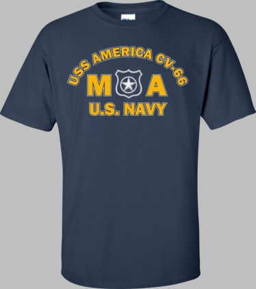 USS AMERICA CV-66 Rate MA Master At Arms T-Shirt