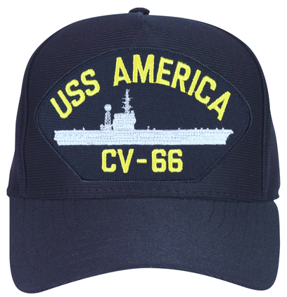 USS America CV-66 Ship Ball Cap