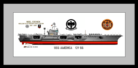USS America CV-66 Print