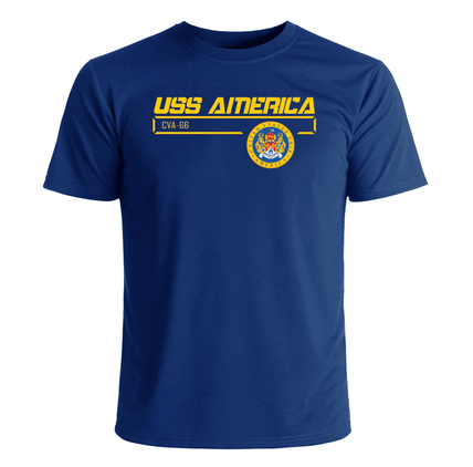 USS America CVA-66 Crest T Shirt