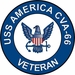 USS America CVA-66 Veteran Decal Sticker