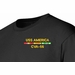 USS America CVA-66 with Vietnam Service Ribbons T-Shirt