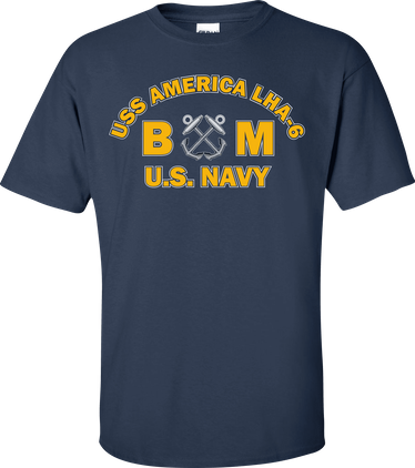 USS AMERICA LHA-6 Rate BM Boatswains Mate T-Shirt