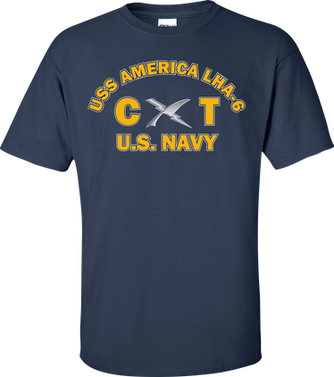 USS AMERICA LHA-6 Rate CT Cryptologic Technician T-Shirt