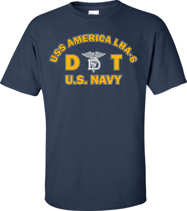 USS AMERICA LHA-6 Rate DT Dental Technician T-Shirt