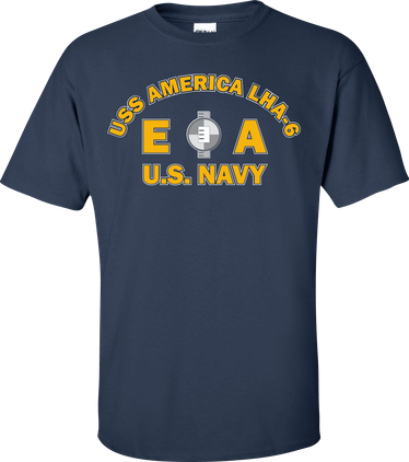 USS AMERICA LHA-6 Rate EA Engineering Aide T-Shirt