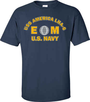 USS AMERICA LHA-6 Rate EM Electricians Mate T-Shirt