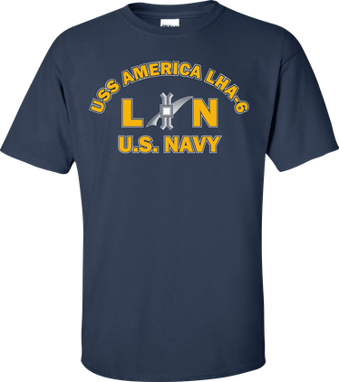 USS AMERICA LHA-6 Rate LN Legalman T-Shirt