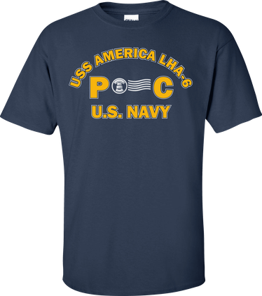 USS AMERICA LHA-6 Rate PC Postal Clerk T-Shirt
