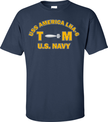 USS AMERICA LHA-6 Rate TM Torpedomans Mate T-Shirt