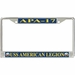 USS American Legion APA-17 License Plate Frame