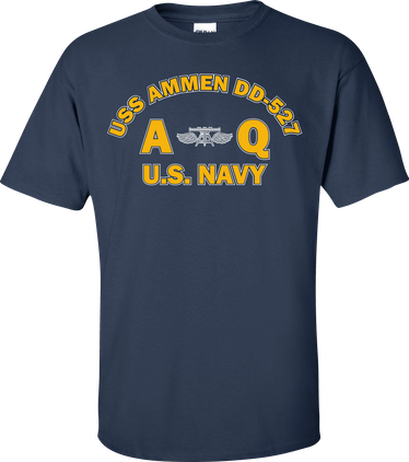 USS AMMEN DD-527 Rate AQ Aviation Fire Control Technician T-Shirt