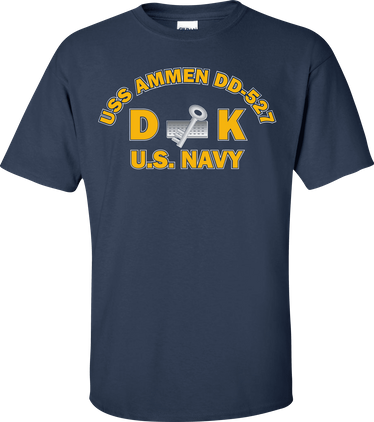 USS AMMEN DD-527 Rate DK Disbursing Clerk T-Shirt
