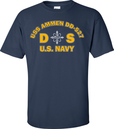 USS AMMEN DD-527 Rate DS Data Systems Technician T-Shirt
