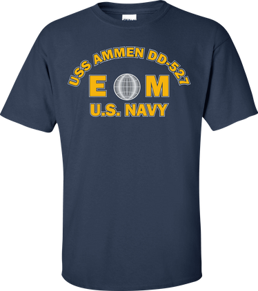 USS AMMEN DD-527 Rate EM Electricians Mate T-Shirt