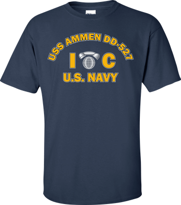USS AMMEN DD-527 Rate IC Interior Communications Electrician T-Shirt
