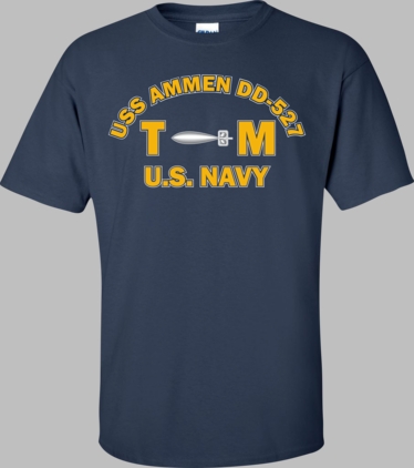 USS AMMEN DD-527 Rate TM Torpedomans Mate T-Shirt