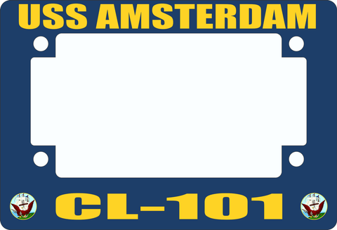 USS Amsterdam CL-101 Motorcycle Frame