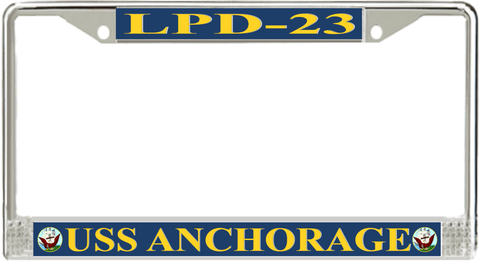 USS Anchorage LPD-23 License Plate Frame