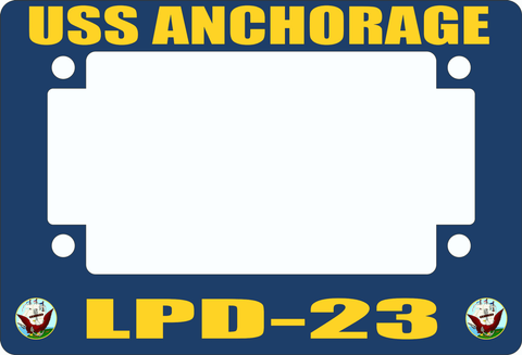 USS Anchorage LPD-23 Motorcycle Frame