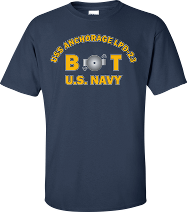 USS ANCHORAGE LPD-23 Rate BT Boiler Technician T-Shirt