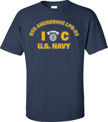 USS ANCHORAGE LPD-23 Rate IC Interior Communications Electrician T-Shirt